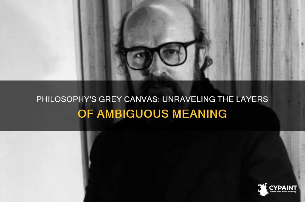 when philosophy paints its grey on grey meaning