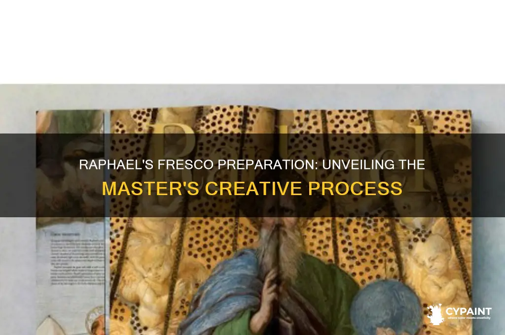 when raphael was preparing to paint his fresco