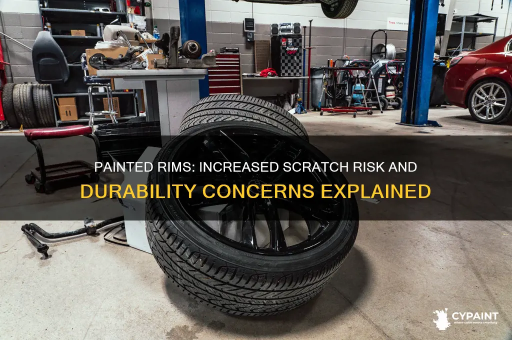 when rims are painted do they scratch easier