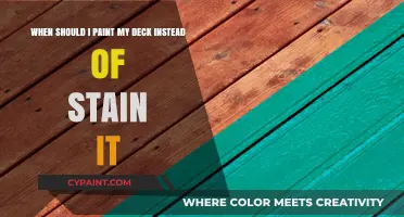 Deck Maintenance Dilemma: Paint or Stain?