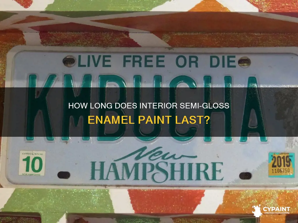 when should one discard interior semi-gloss enamel paint
