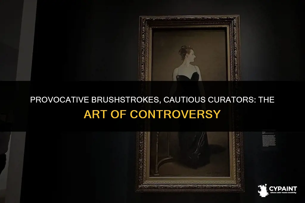 when the painting is provocative but the museum is cautious