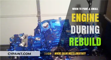 Optimal Timing for Painting Small Engines During Rebuild Process
