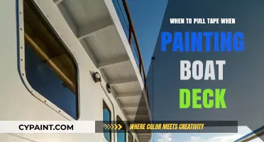 Perfect Timing: When to Pull Tape for a Flawless Boat Deck Paint Job