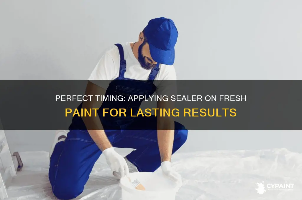 when to put sealer on a fresh paint