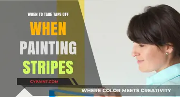 Perfectly Painted Stripes: Timing Tape Removal for Flawless Results
