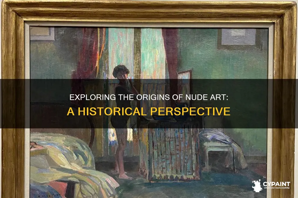 when was art painted in the naked form