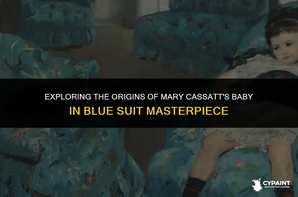when was baby in blue suit by mary cassatt painted