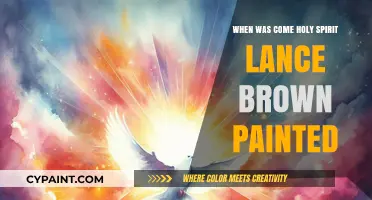 Come Holy Spirit Lance Brown Painting: Creation Date Explored