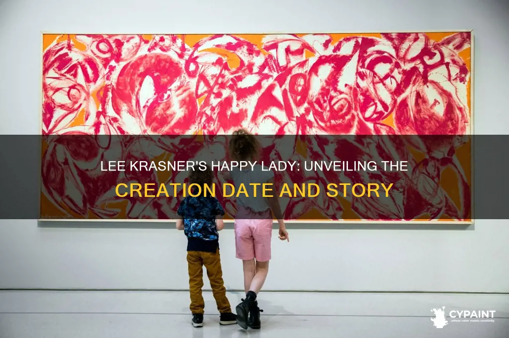 when was happy lady painted by lee krasner