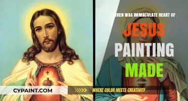 Immaculate Heart of Jesus Painting: Creation Date and Historical Context