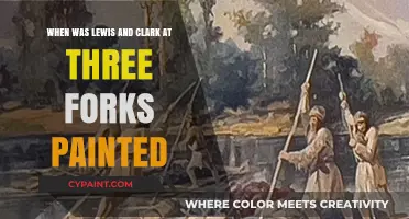 Lewis and Clark at Three Forks: Painting Date Mystery
