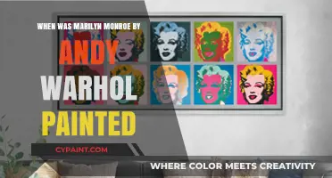 Marilyn Monroe by Andy Warhol: The Iconic Painting's Creation Date