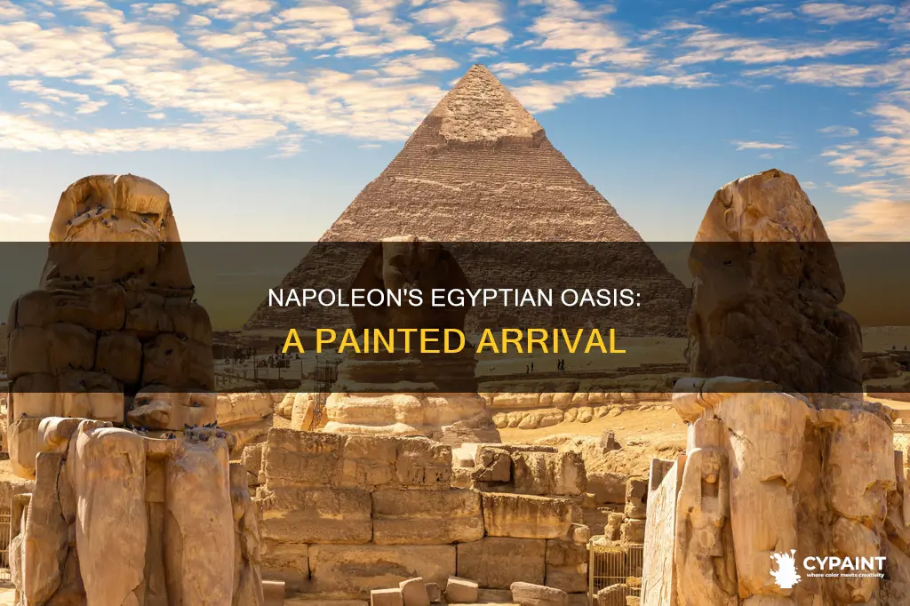 when was napoleon arriving at an egyptian oasis painted