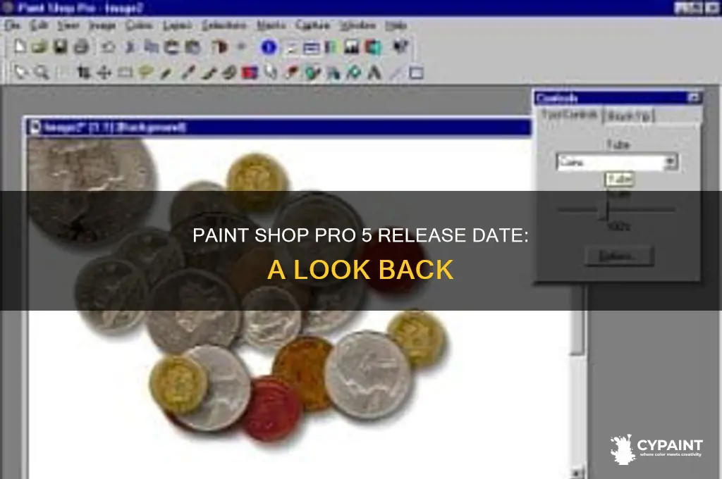 when was paint shop pro 5 release date