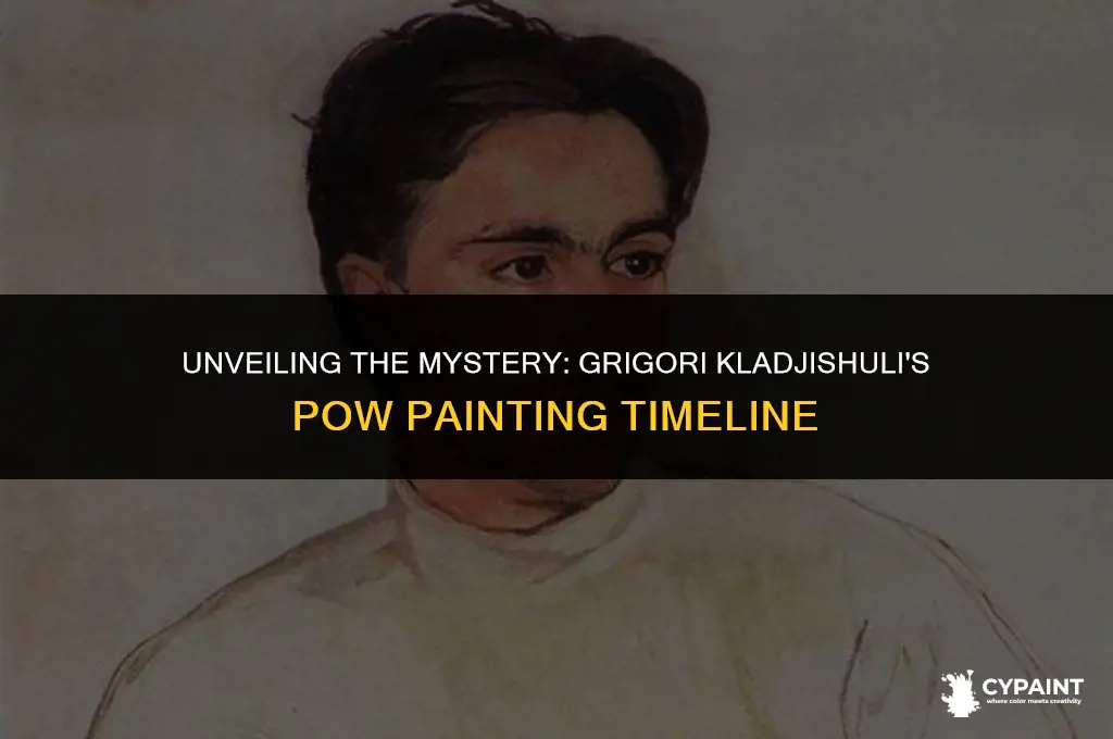 when was russian prisoner of war aka grigori kladjishuli painted