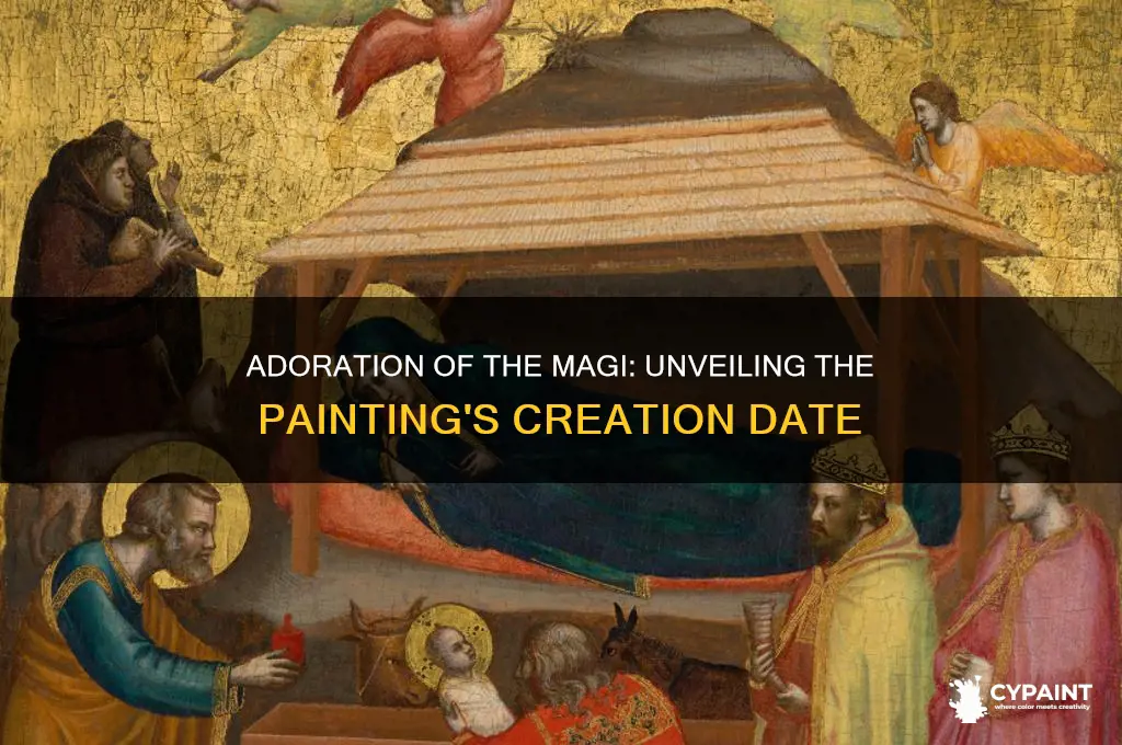 when was the adoration of the magi painted