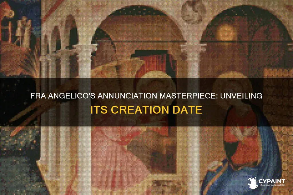 when was the annunciation by fra angelico painted