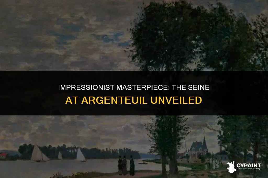 when was the banks of the seine at argenteuil painted