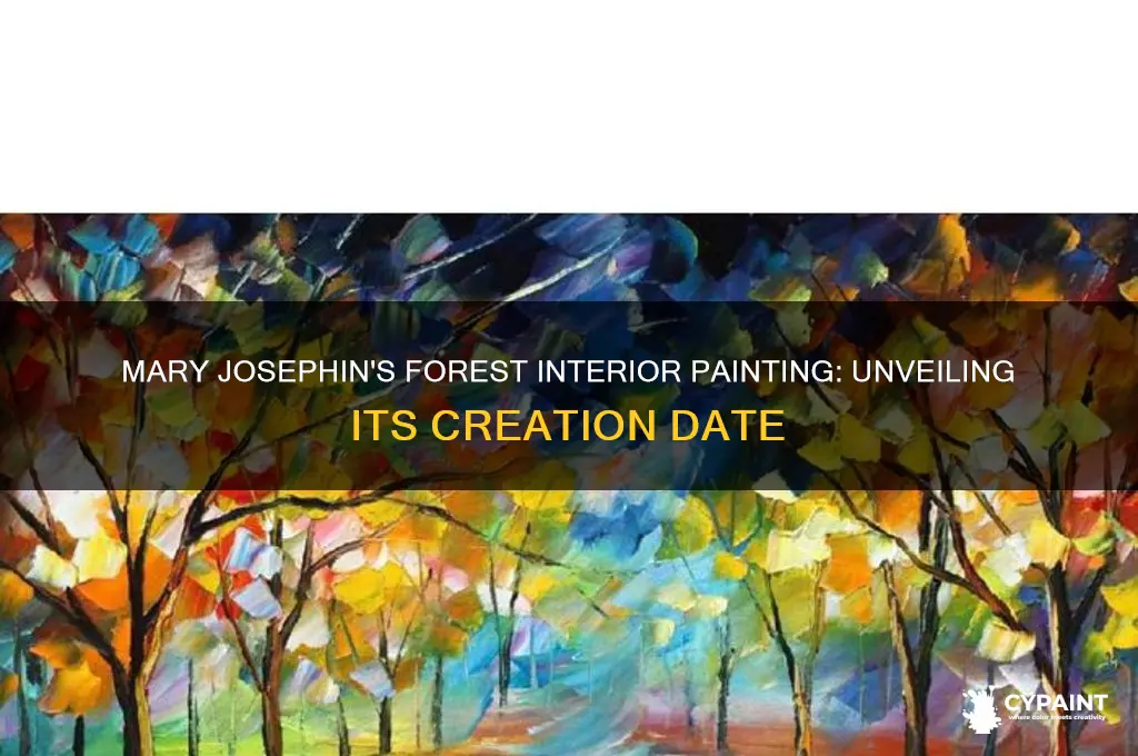 when was the forest interior painted mary josephin