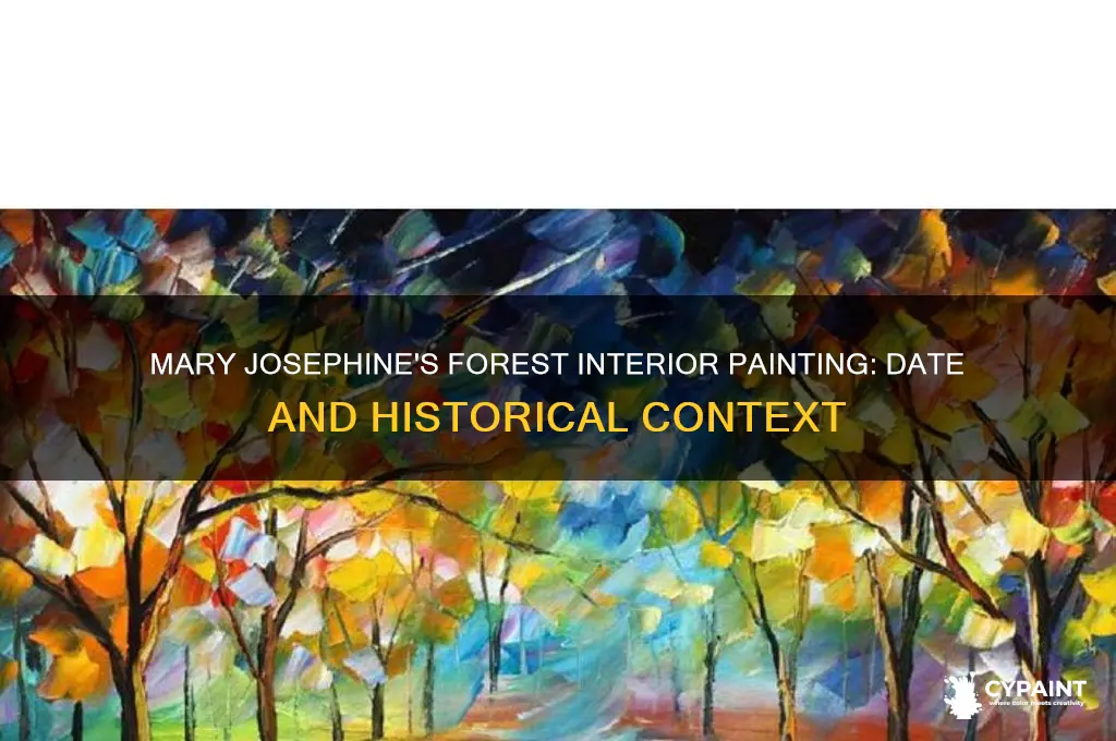 when was the forest interior painted mary josephine