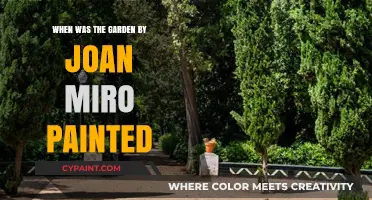 Joan Miró's The Garden: Unveiling the Year of Its Creation