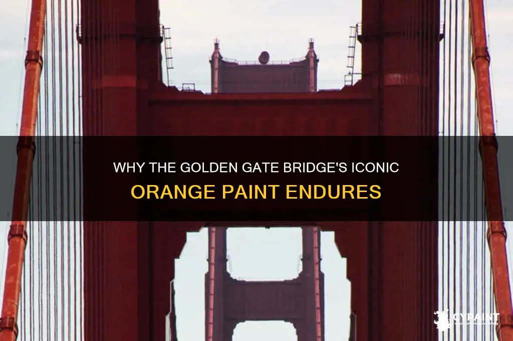 when was the golden gate bridge painted orange