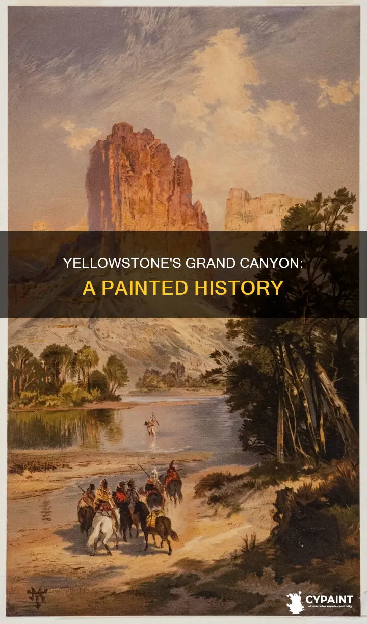 when was the grand canyone of yellowstone painting commisioned