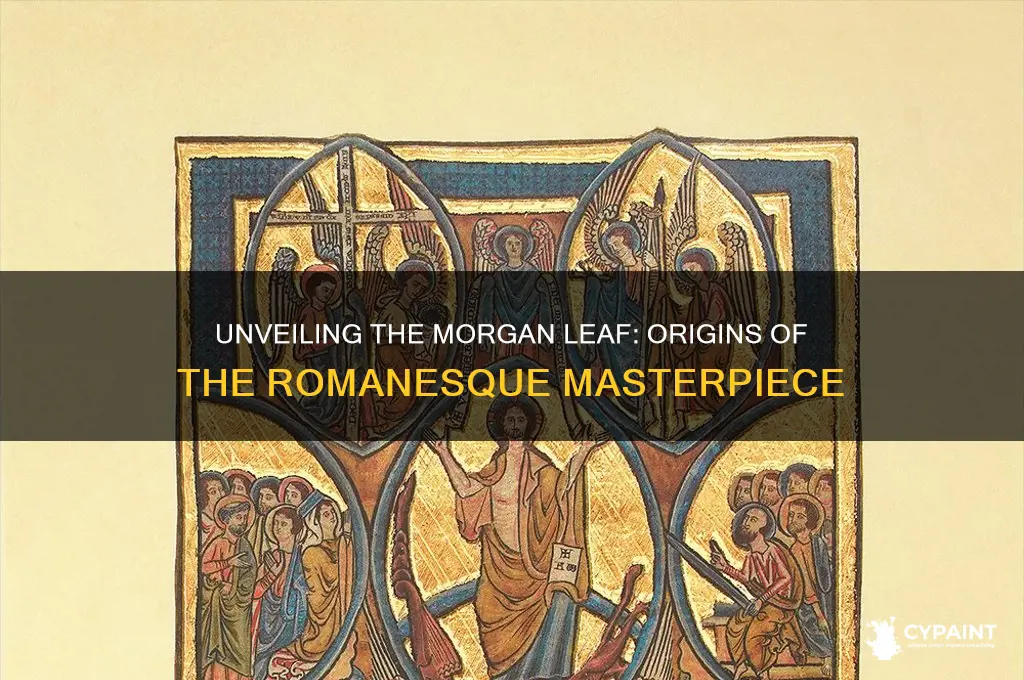 when was the morgan leaf romanesque painting made