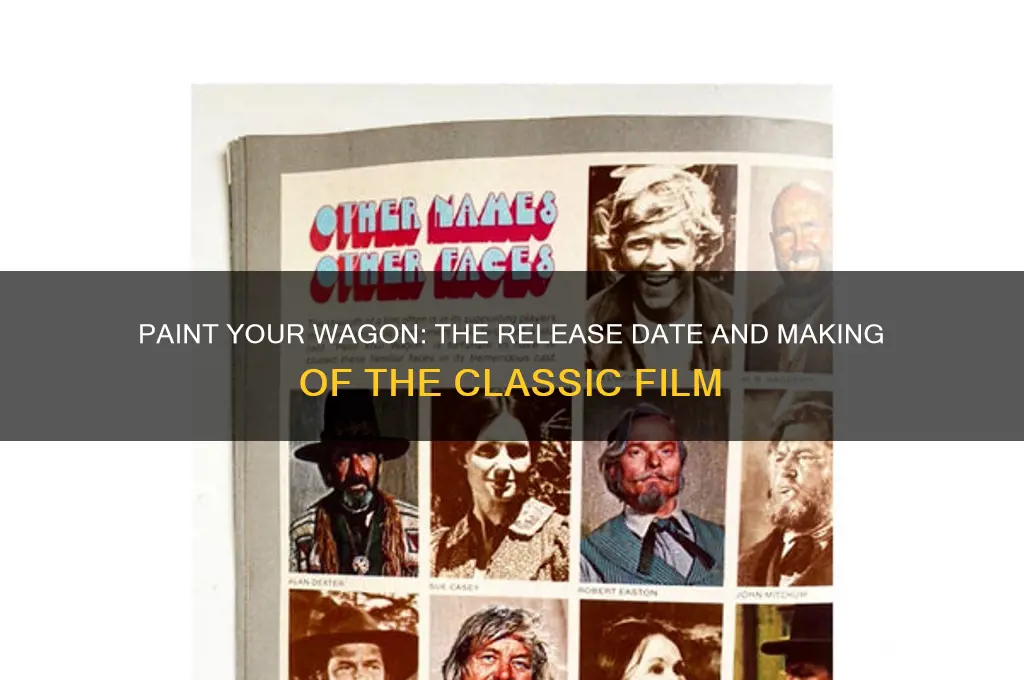 when was the movie paint your wagon made