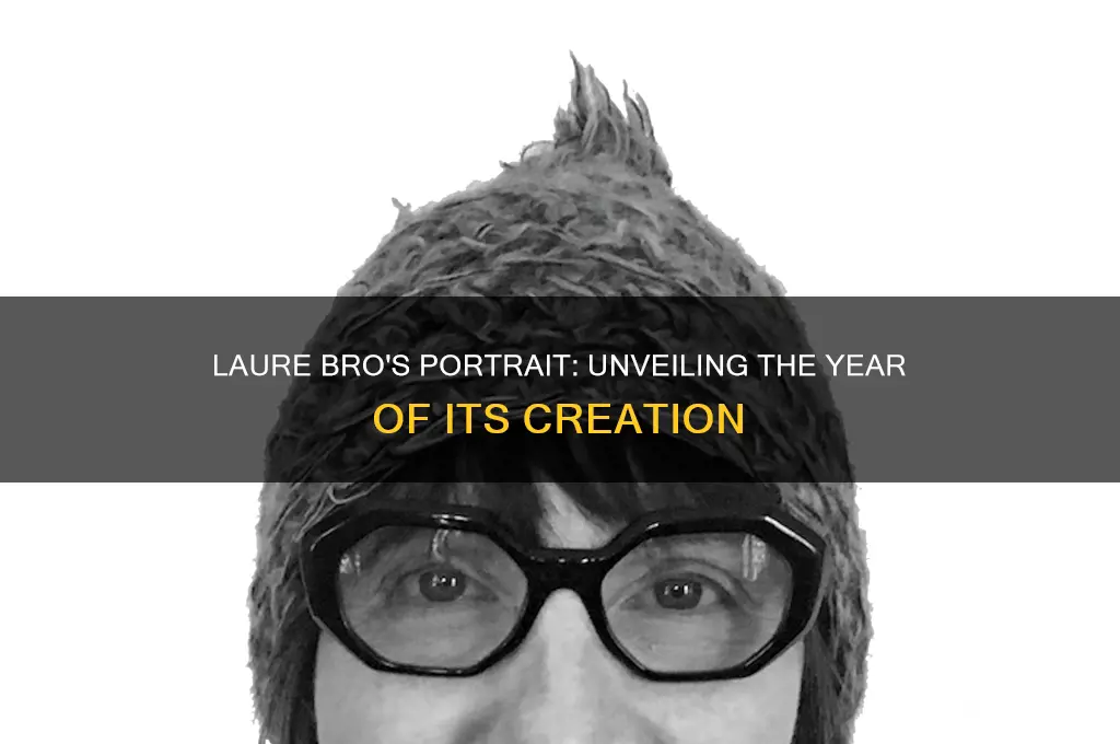 when was the portrait of laure bro painted