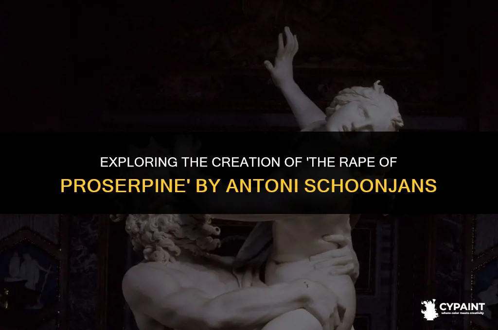when was the rape of proserphine by antoni schoonjans painted