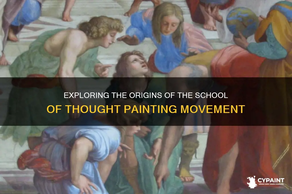 when was the school of thought painting created