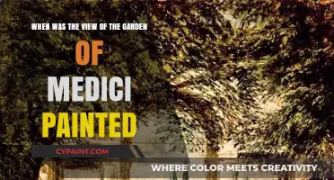 A Glimpse into History: The Medici Garden View Painting