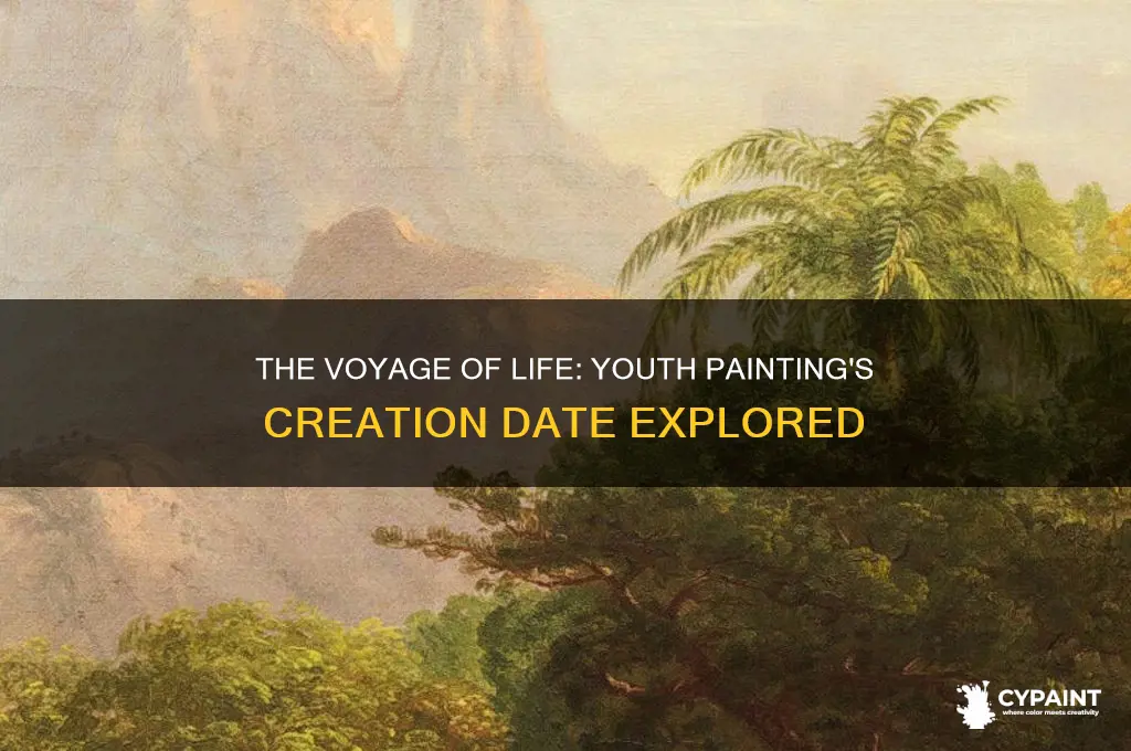 when was the voyage of life youth painted