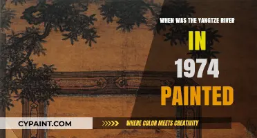 The Yangtze River's 1974 Artistic Capture: A Historical Painting