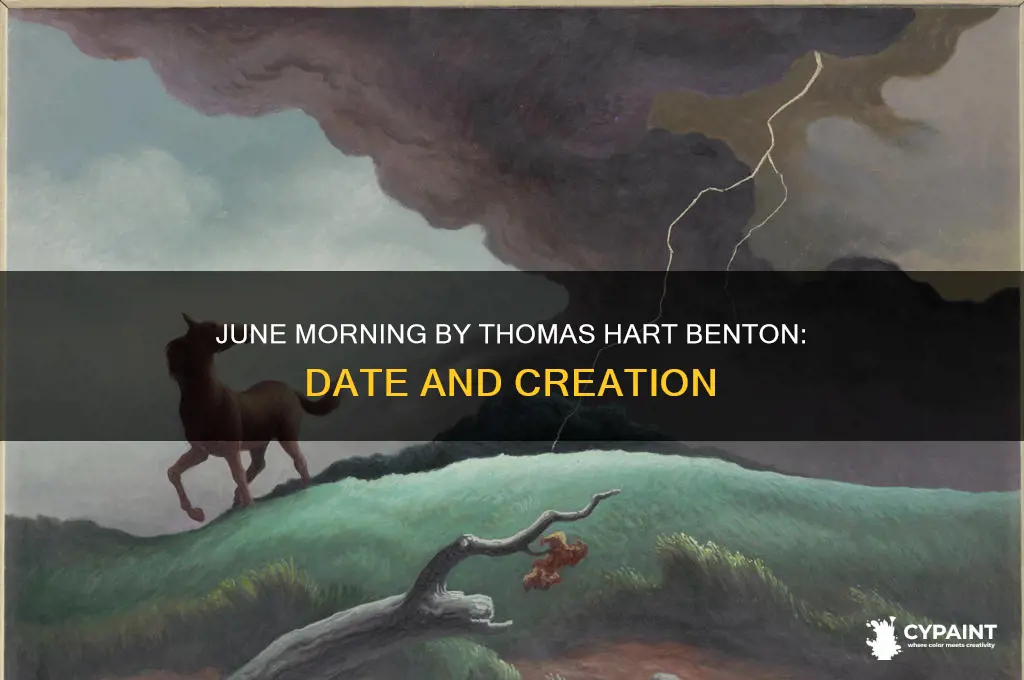 when was thomas hart benton june morning painted