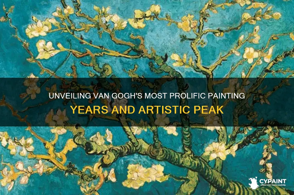 when were most of van gogh