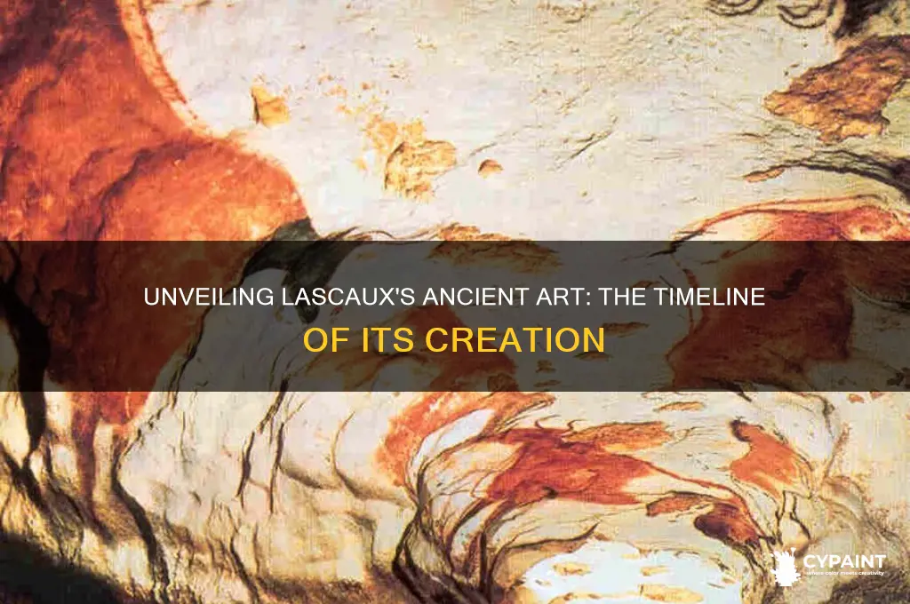 when were the cave paintings at lascaux made