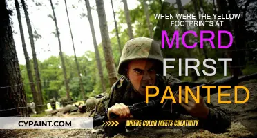 The History of Yellow Footprints at MCRD
