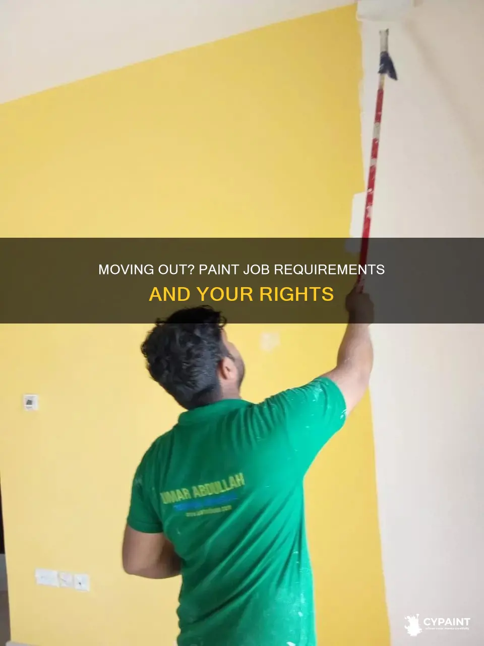 when you move out do you have to paint