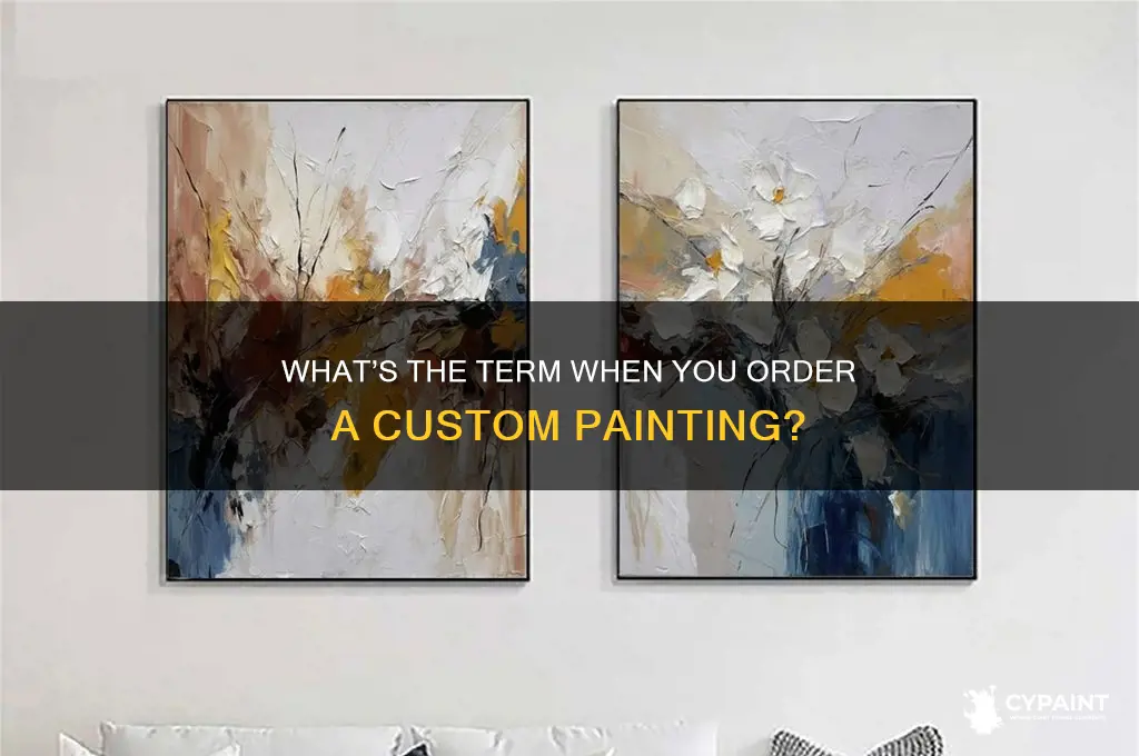 when you order a painting it