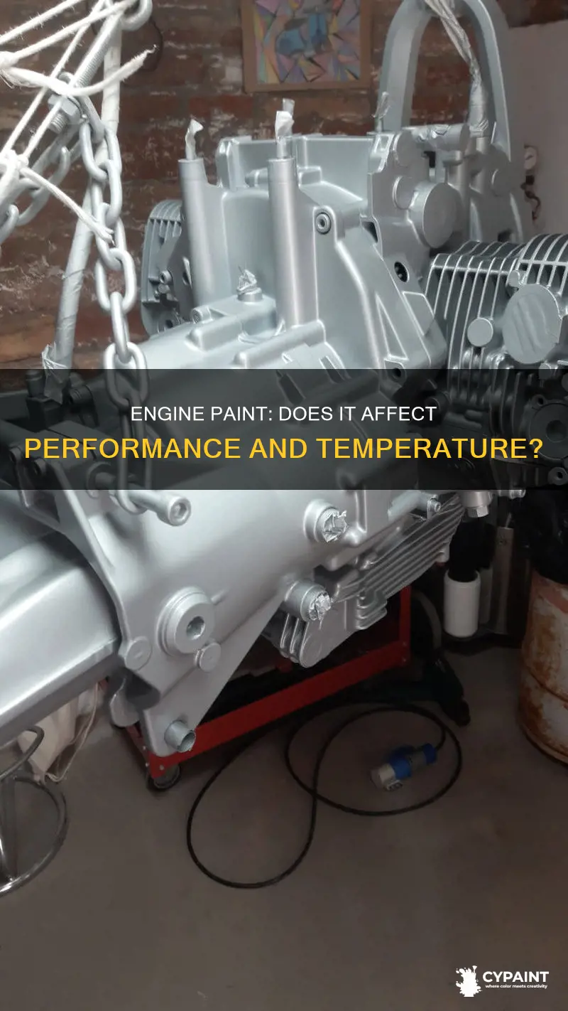 when you paint an engine does it run hotter