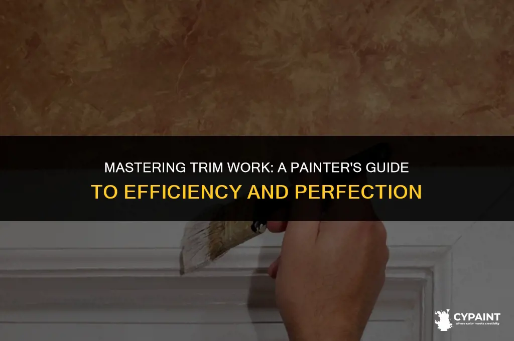 when you paint do you go over trim work twice