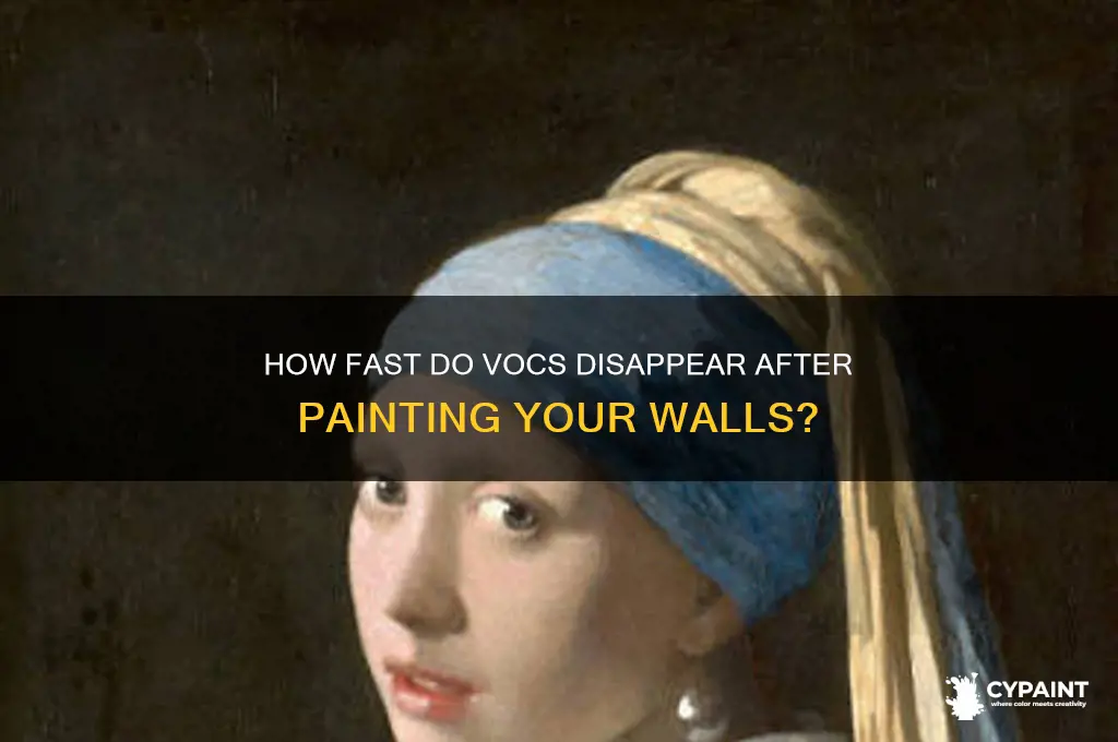 when you paint how quickly do vocs go