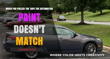 Automotive Paint Mismatch: What to Do When Tape Removal Reveals a Surprise