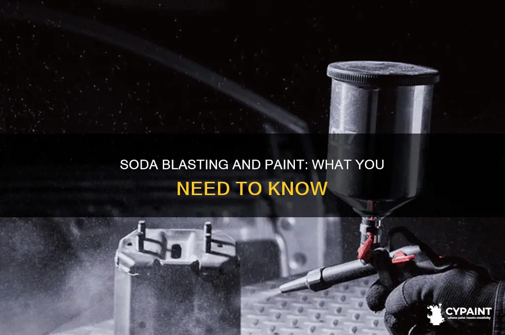 when you soda blast what about the paint