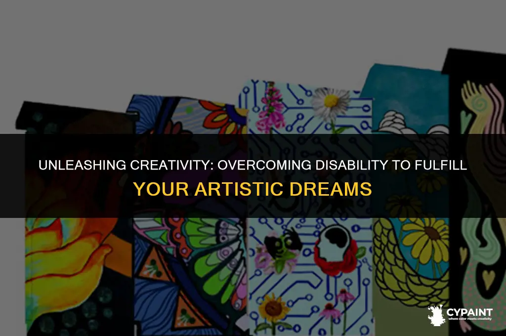 when your desire to paint is stronger than your disability
