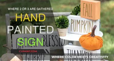 Hand-Painted Signs: Gathering Power in Numbers