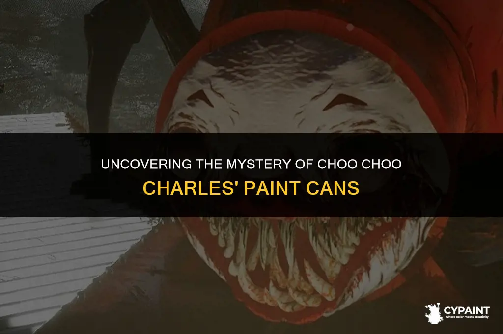 where are all the paint cans in choo choo charles